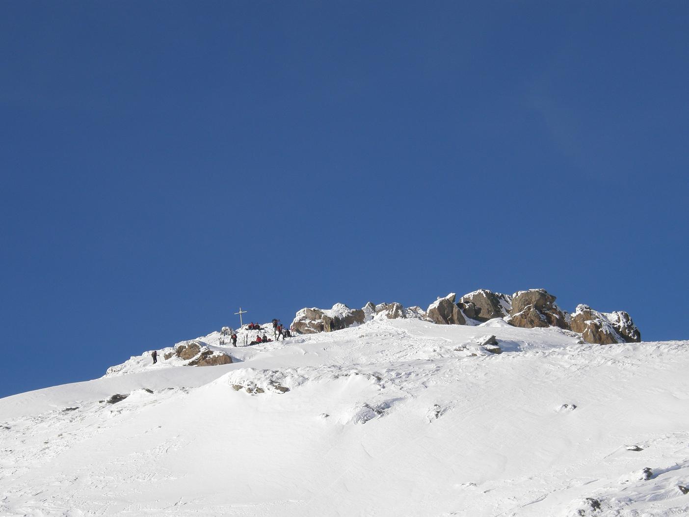 Con le ciaspole sul Piz Tri